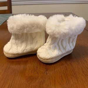 Carters baby booties - 0-3 months